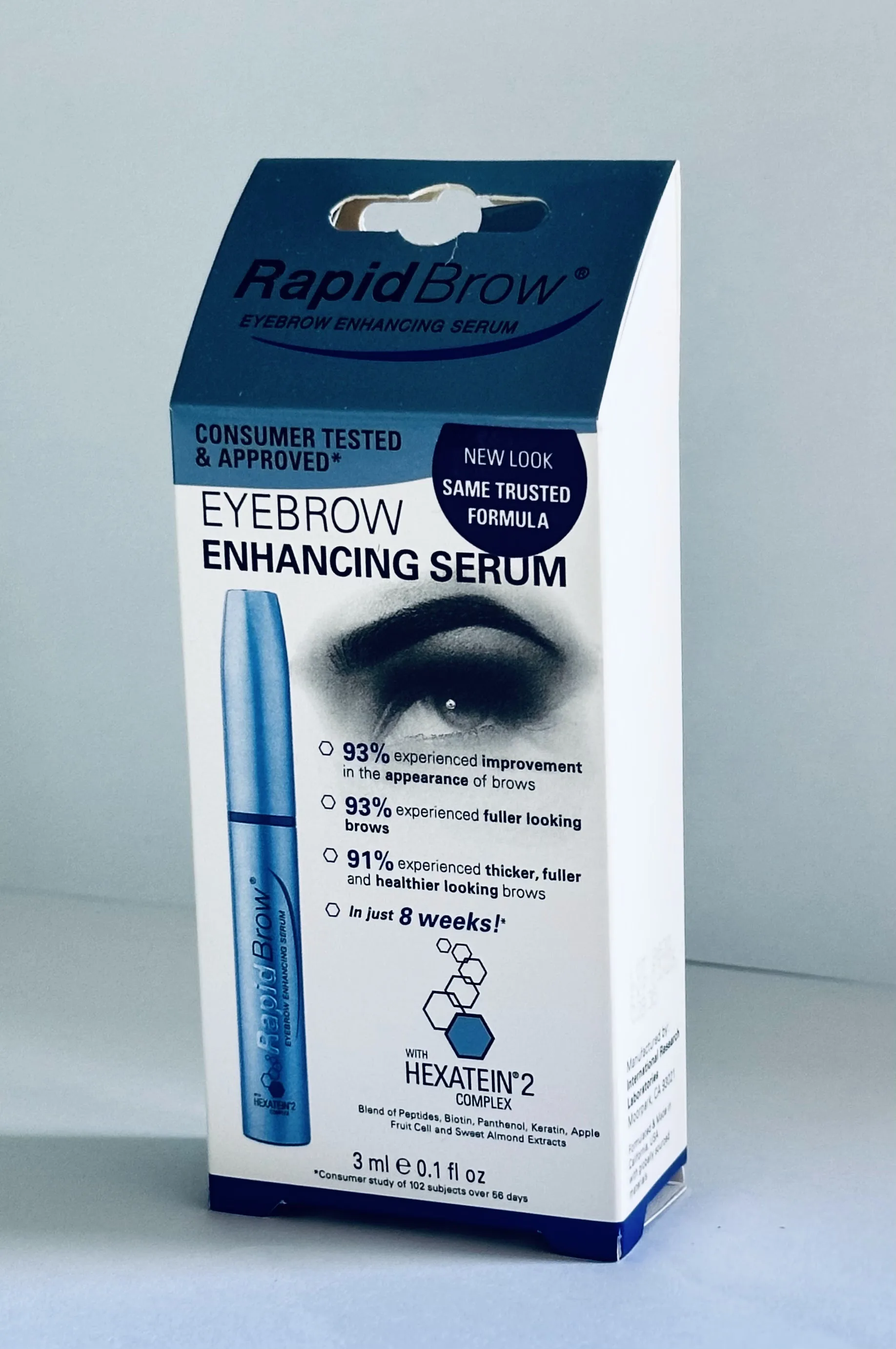 RapidBrow Eyebrow Enhancing Serum retail box